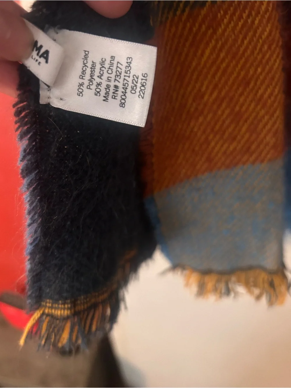 Sonoma Plaid Blanket Scarf